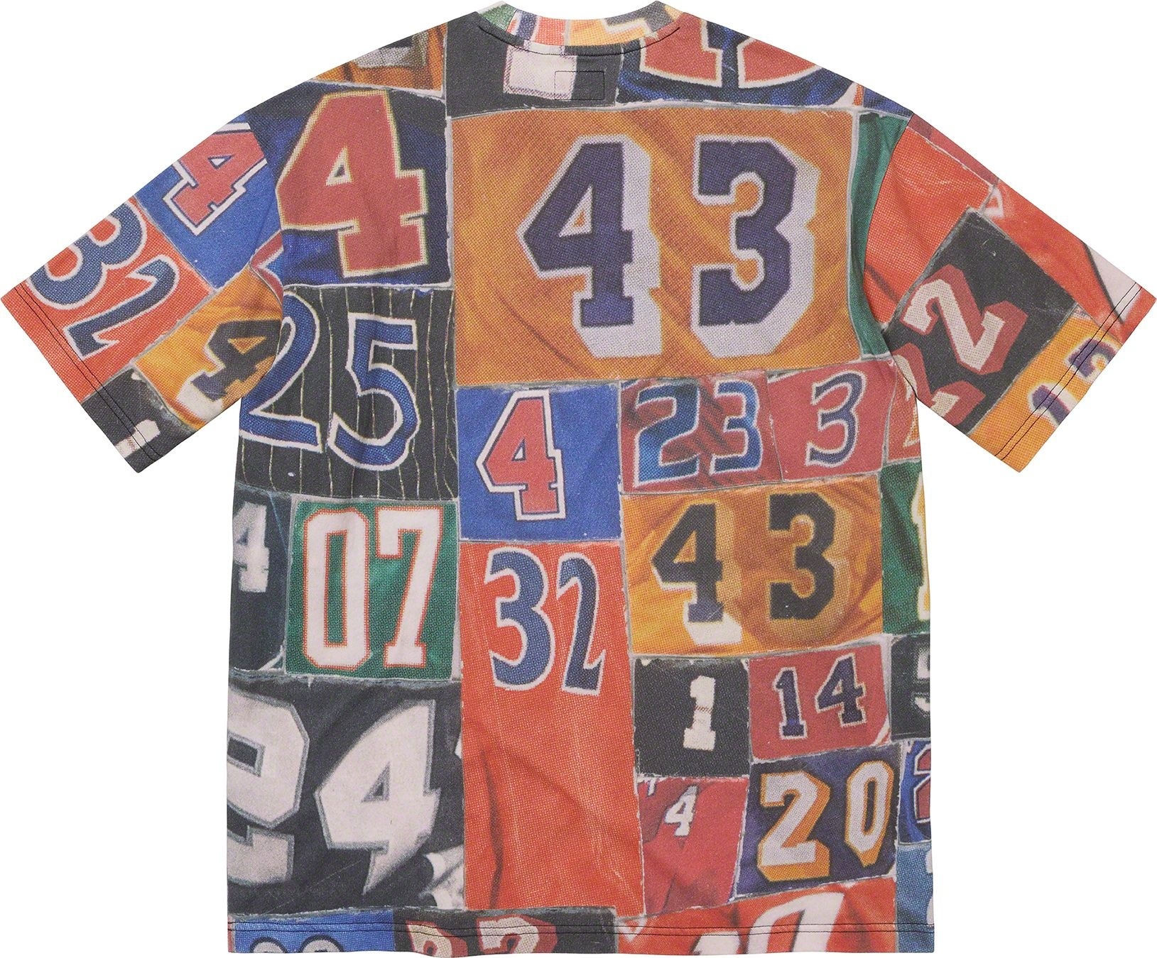 Jersey Collage S/S Top view 5